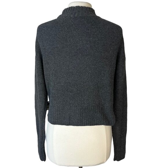 Arizona Sweater Womens Large Gray New High Neck Soft Size - Picture 2 of 9